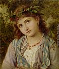 Sophie Gengembre Anderson Famous Paintings - An Autumn Princess